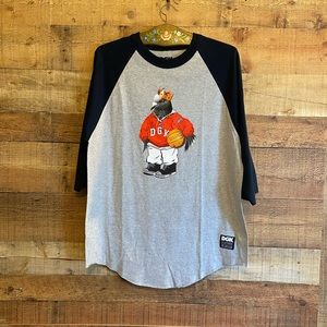 NWT DGK Balling Pigeon Shirt Men’s Large 3/4